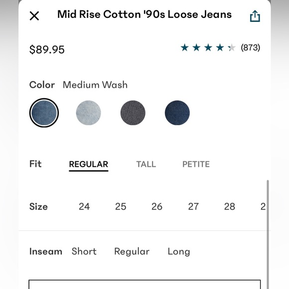 GAP ‘90s Loose Mid Rise Jeans - Picture 4 of 16